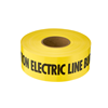 22202 - 3 X 1000 Yellow Elctrc Line 4MIL Tape 1RL - Empire