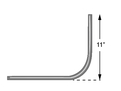 tube bending offset chart
