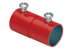 241SR - 3/4" Red Set Screw Emt CPLG - Bridgeport