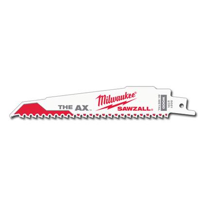 48005021 - 6" 5 Tpi The Ax Sawzall Blade 5PK - Milwaukee®