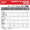 48732020 - Performance Safety Glasses - Fog-Free - Milwaukee®