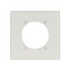 5169W - 2G 2.47" WH Wallplate - Eaton Wiring Devices