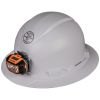 60406 - Hard Hat, Non-Vented, Full Brim Style W/ Headlamp - Klein Tools