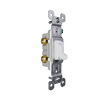 660WG - SW SP Ac 15A 120V GRD Terminal WH - Legrand-Pass & Seymour