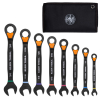 69508 - 8PC Ratcheting Combo Slide-Lock Wrench Set Sae - Klein Tools
