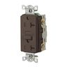 GFR20 - 20A 125VAC Comm GFR Brown - Hubbell Wiring Devices