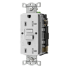 GFTWRST20W - 20A Comm Self Test TRWR GFR White - Wiring Device-Kellems