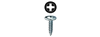 KW81 - #8 X 1'' Phil WH Klath Metal Piercing Screw - LH Dottie