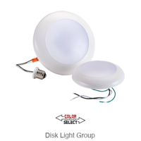 LED11DL6C9CSHDIM - 6" 11W Led Disk Light 27/30/40/50K 120V 1100LM - Keystone