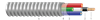 MC142BKWH - 14/2 WG MC Sol BK/WH/GN Alu Armor - Flexible Conduit