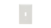 PJ1W - Plastic Wallplate JR Jumbo 1G Toggle W/Out Line WH - Pass & Seymour/Legrand