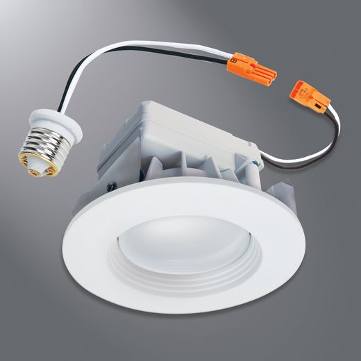 RL 4 in. Canless Recessed LED Downlight, 600/900lm, 5CCT, D2W, 120V, DM