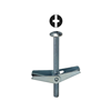 TBC383 - 3/8" X 3" Phil/Slot Mushroom Head Toggle Bolt - LH Dottie