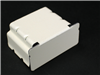 V2410BD - STL Divided End Blank 2400 Ivory - Wiremold