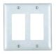 WP1207WH - 2G WHT Wallplate - Legrand On-Q